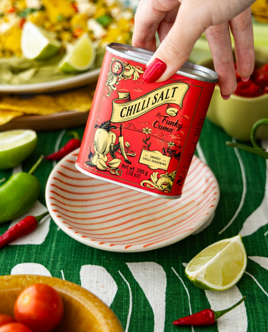 Funky Ouma Tin Chilli Salt 250g Tin