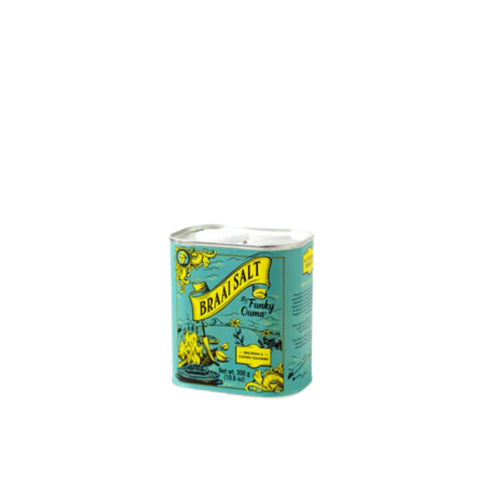 Funky Ouma Tin Braai Salt 300g 6/CS