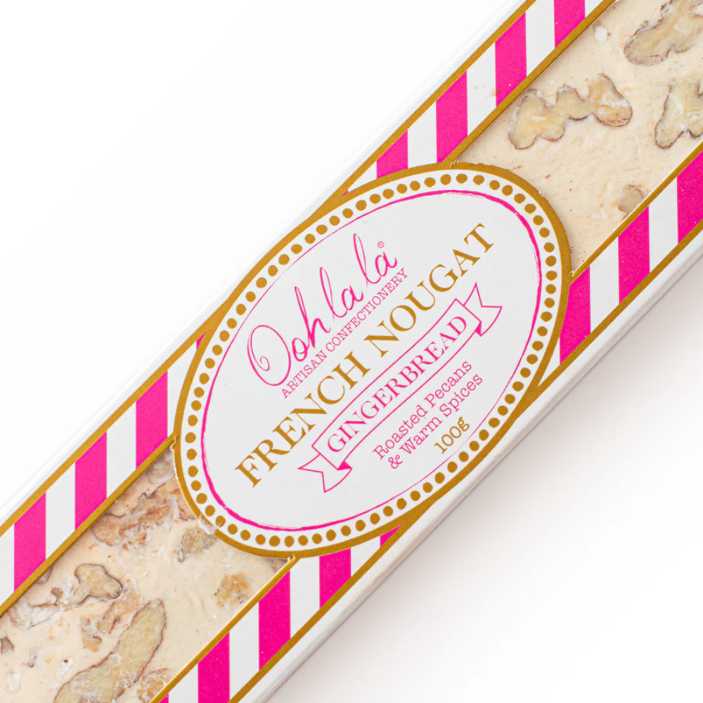 Ooh La La Nougat Gingerbread Bar 100g