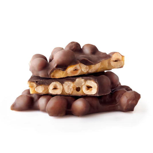 Ooh La La Hazelnut Pebbles In Dark Chocolate 150g 8/CS