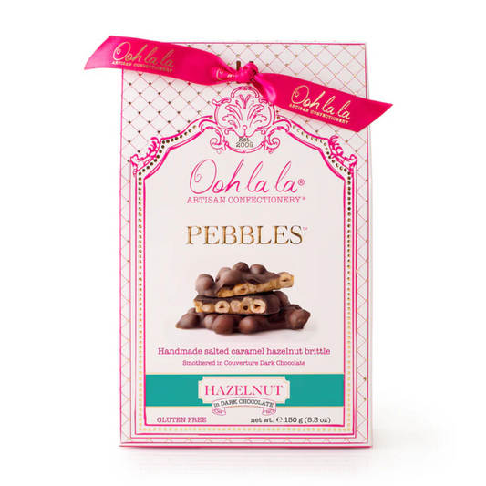 Ooh La La Hazelnut Pebbles In Dark Chocolate 150g 8/CS